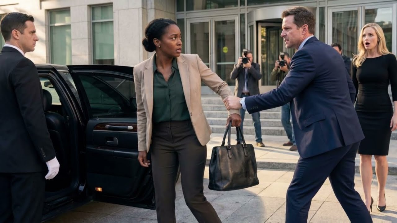 Une femme noire quitte tribunal du divorce — arrivée en limousine plonge l’ex mari dans la panique