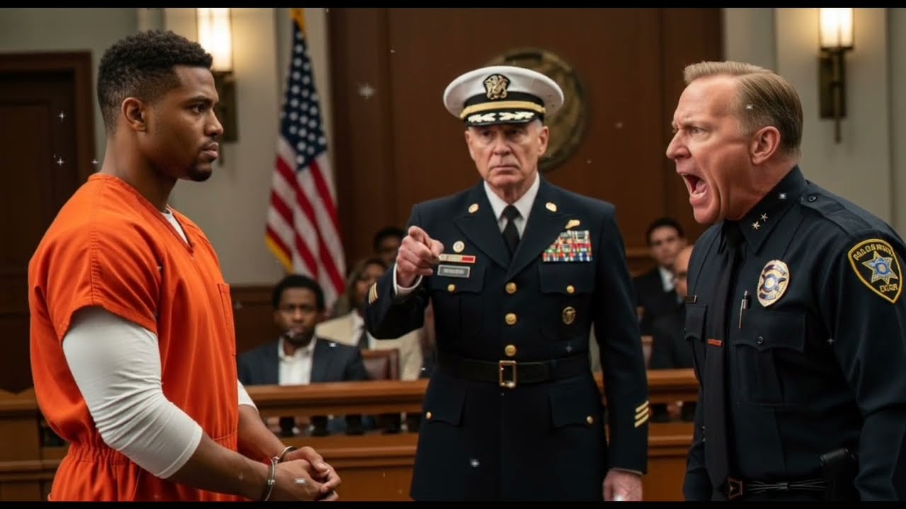Un Policier Crie Sur Un Navy SEAL… Jusqu’à Ce Qu’un Général 4 Étoile Entre Et Bouleverse Le Tribunal
