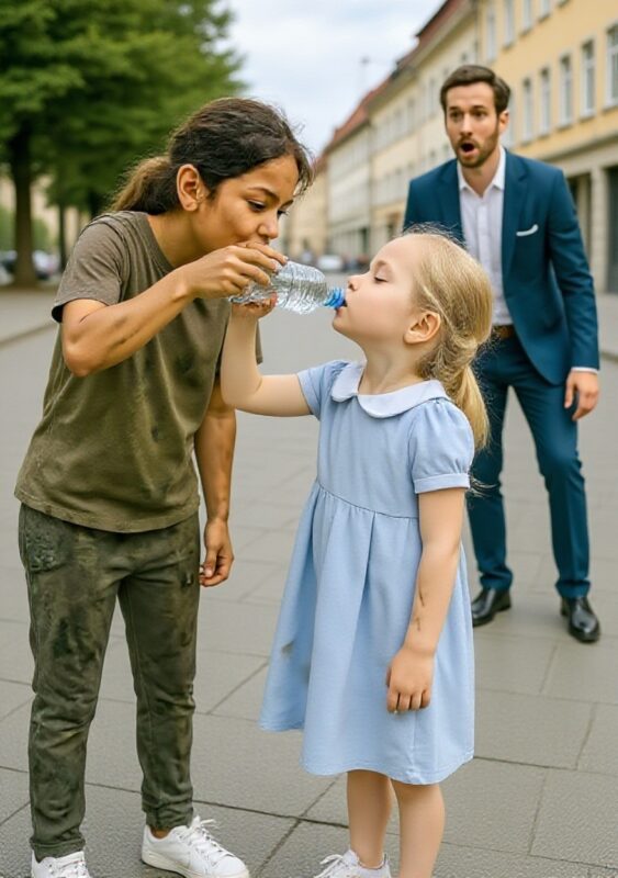 La fille du millionnaire était muette… jusqu’à ce qu’une petite fille lui tende de l’eau et que l’impossible se produise.