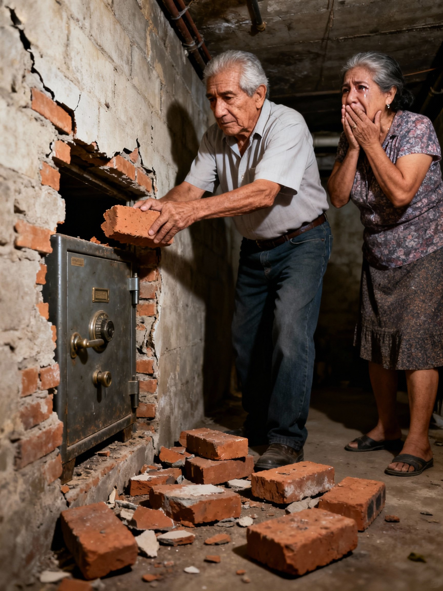 Ils nous ont trompés et enfermés nous deux, un couple âgé, au sous-sol, sans savoir ce que j’avais préparé pour cela pendant des dizaines d’années.