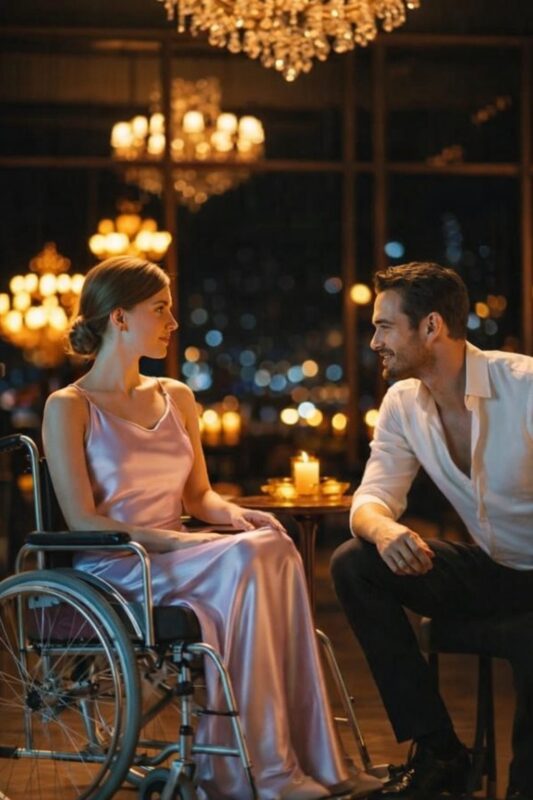 Le pauvre menuisier s’était trompé de table lors d’un rendez-vous à l’aveugle… et rencontra l’héritière paralysée.