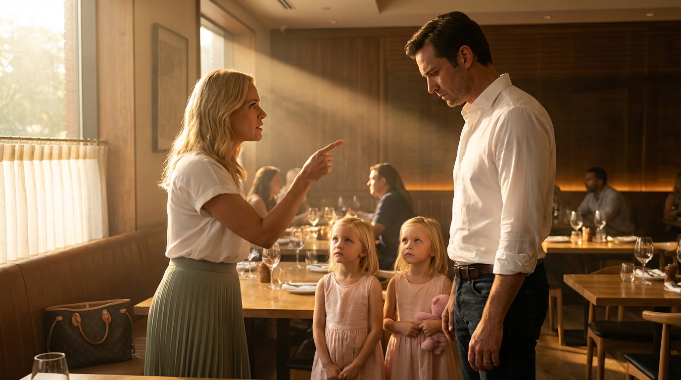 Le PDG millionnaire emmène ses jumelles à un rendez-vous galant — en prétendant être fauché — mais tout change lorsqu’elle…