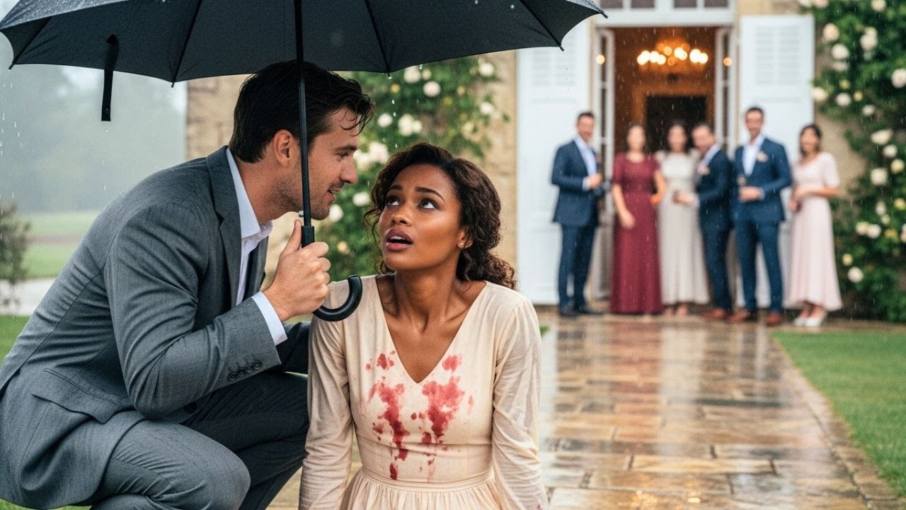 Jeune fille noire chassée d’un mariage, milliardaire murmure « Prétendez que vous êtes avec moi ! »