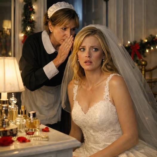 Le soir de mes noces, ma femme de chambre, qui avait toujours été là, frappa doucement à ma porte et murmura : « Si tu veux être en sécurité, change de vêtements et sors immédiatement par la porte de derrière, avant qu’il ne soit trop tard. » Le lendemain matin, je tombai à genoux, remerciant en larmes celle qui m’avait sauvée.