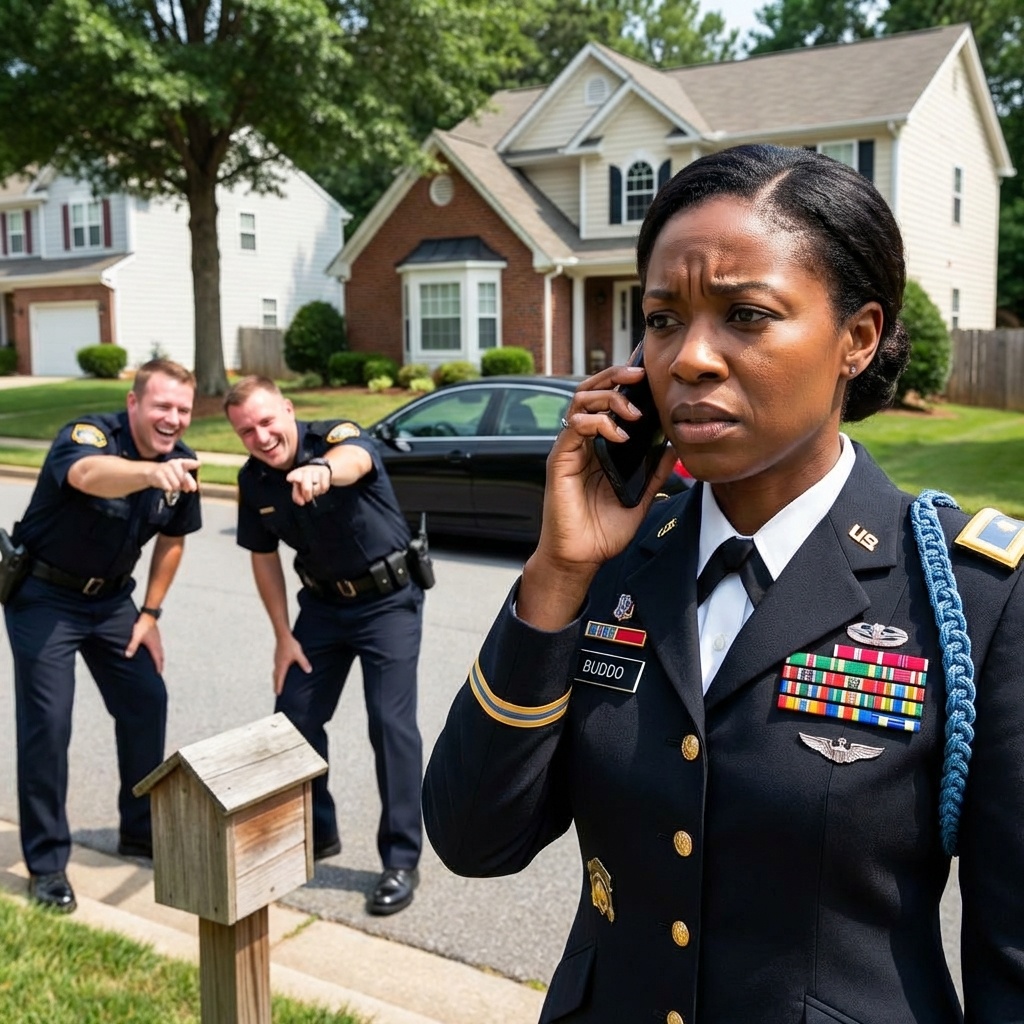 Ils ont cru que son uniforme était un déguisement et l’ont arrêtée, mais ils ont commis une erreur fatale : un simple coup de téléphone a suffi pour qu’ils le regrettent toute leur vie.