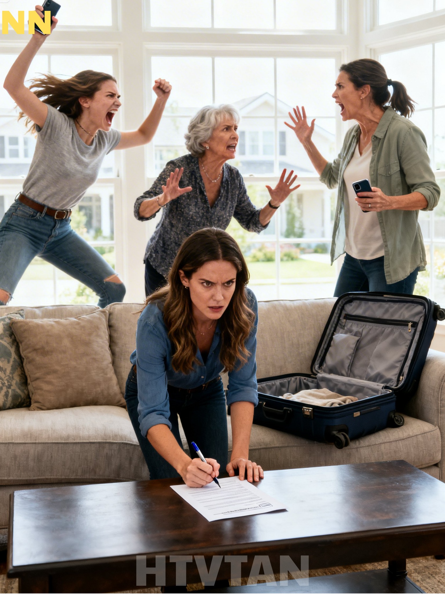 « Je démissionne – TU T’OCCUPERAS DE NOUS PENDANT QUE JE M’ORGANISE », m’a écrit ma sœur. J’ai répondu : « CE N’EST PAS À MOI », et j’ai signé un contrat pour un emploi à l’étranger qui commençait lundi. Dix minutes plus tard, maman a écrit…