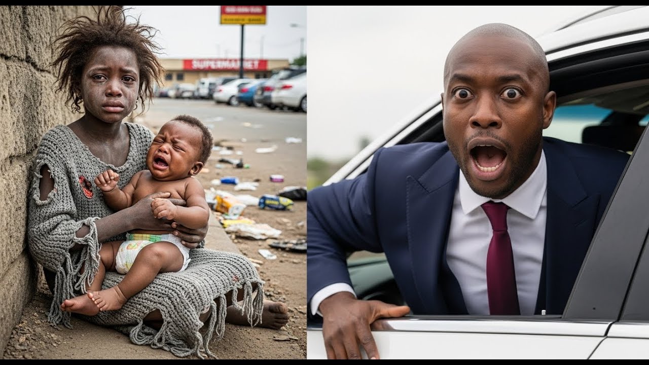 Un milliardaire voit une pauvre fille mendier dans la rue avec un bébé, il les emmène chez lui et…