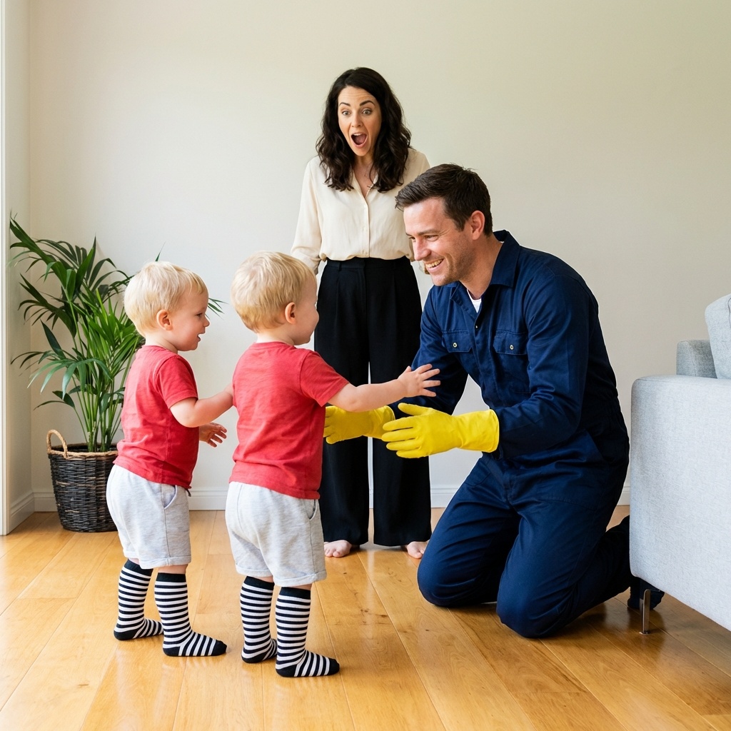 Ses jumeaux étaient restés complètement silencieux pendant 5 ans et les médecins avaient abandonné. Mais lorsque la millionnaire a découvert ce que l’humble concierge faisait secrètement avec eux, elle a fondu en larmes en entendant son premier mot. 😭❤️