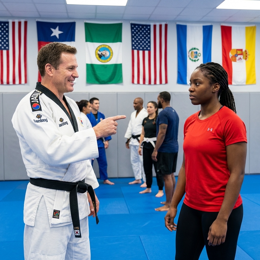 Elle avait humilié un enfant sourd et provoqué la femme de ménage en duel. Ce qui se produisit quelques secondes plus tard plongea le dojo dans un silence absolu…