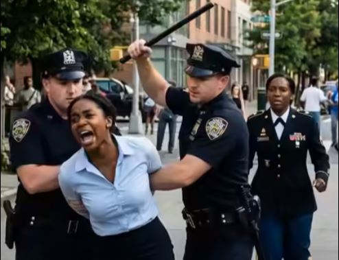 « Vous mettez de la drogue sur ma fille… alors qu’elle saigne ! » — L’adolescente qui a filmé un contrôle d’identité et la mère militaire qui a révélé la corruption à Oak Hollow.