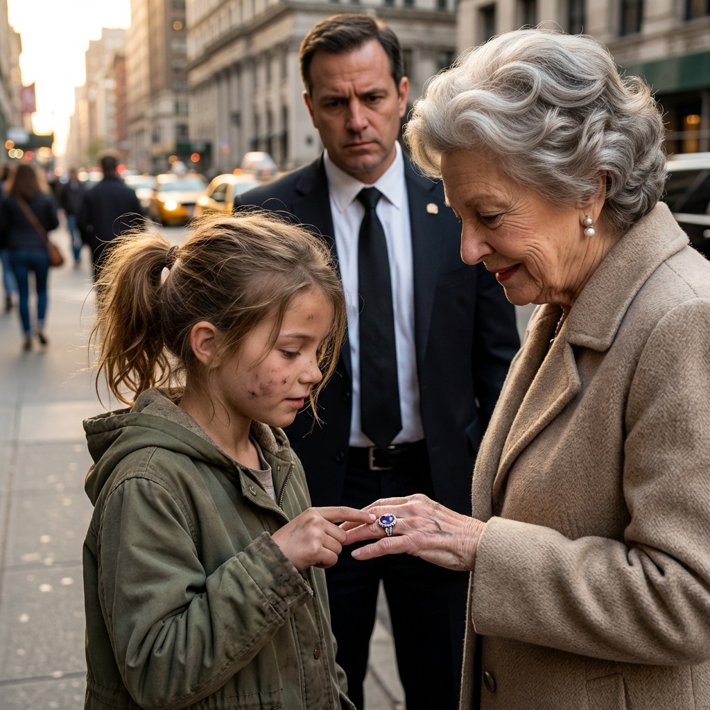 « Ma mère a la même bague » : La mendiante qui a paralysé un millionnaire et révélé un secret perdu depuis treize ans.