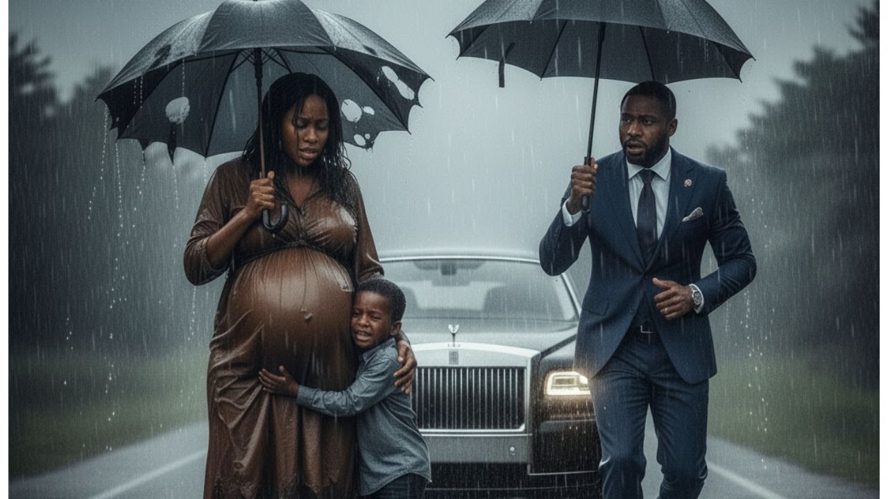 Une femme enceinte sans abri sauve un garçon perdu sans savoir qu’il est un héritier milliardaire