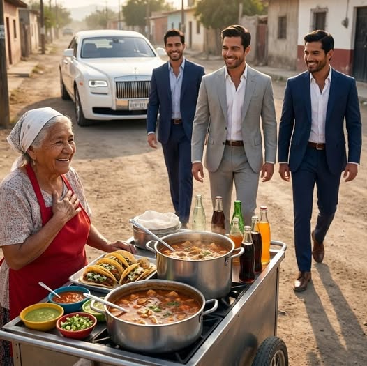 Une Mexicaine nourrissait des triplés sans-abri ; des années plus tard, trois Rolls-Royce s’arrêtèrent devant son étal… Le bruit des trois moteurs précéda celui des voitures.