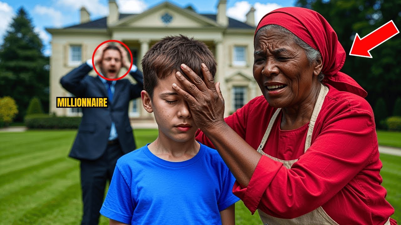 Fils Du Millionnaire AVEUGLE, Quand La Femme De Ménage NOIRE Frotte Ses Yeux: L’IMPOSSIBLE Arrive…