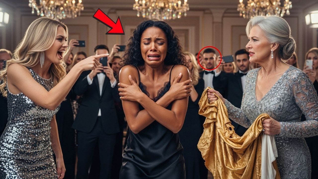 Sa famille humilie sa femme noire au gala — 10 min après, elle les détruit