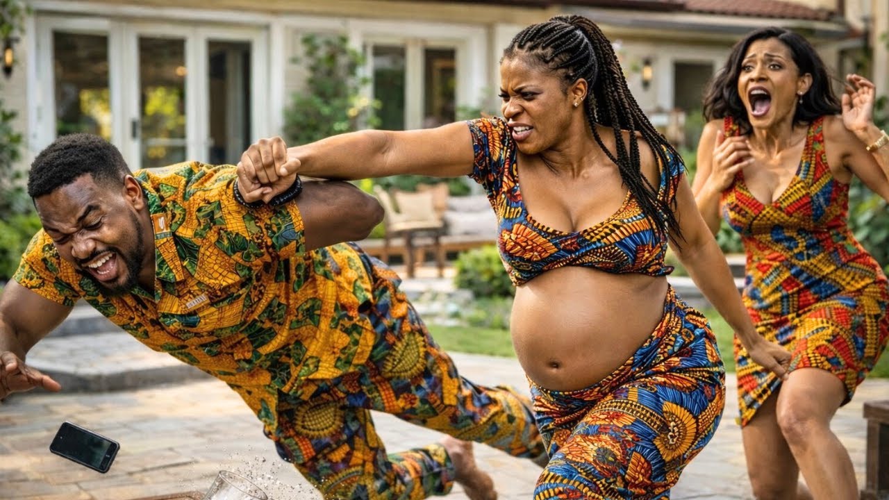 Sa femme enceinte l’a frappé devant sa maîtresse!