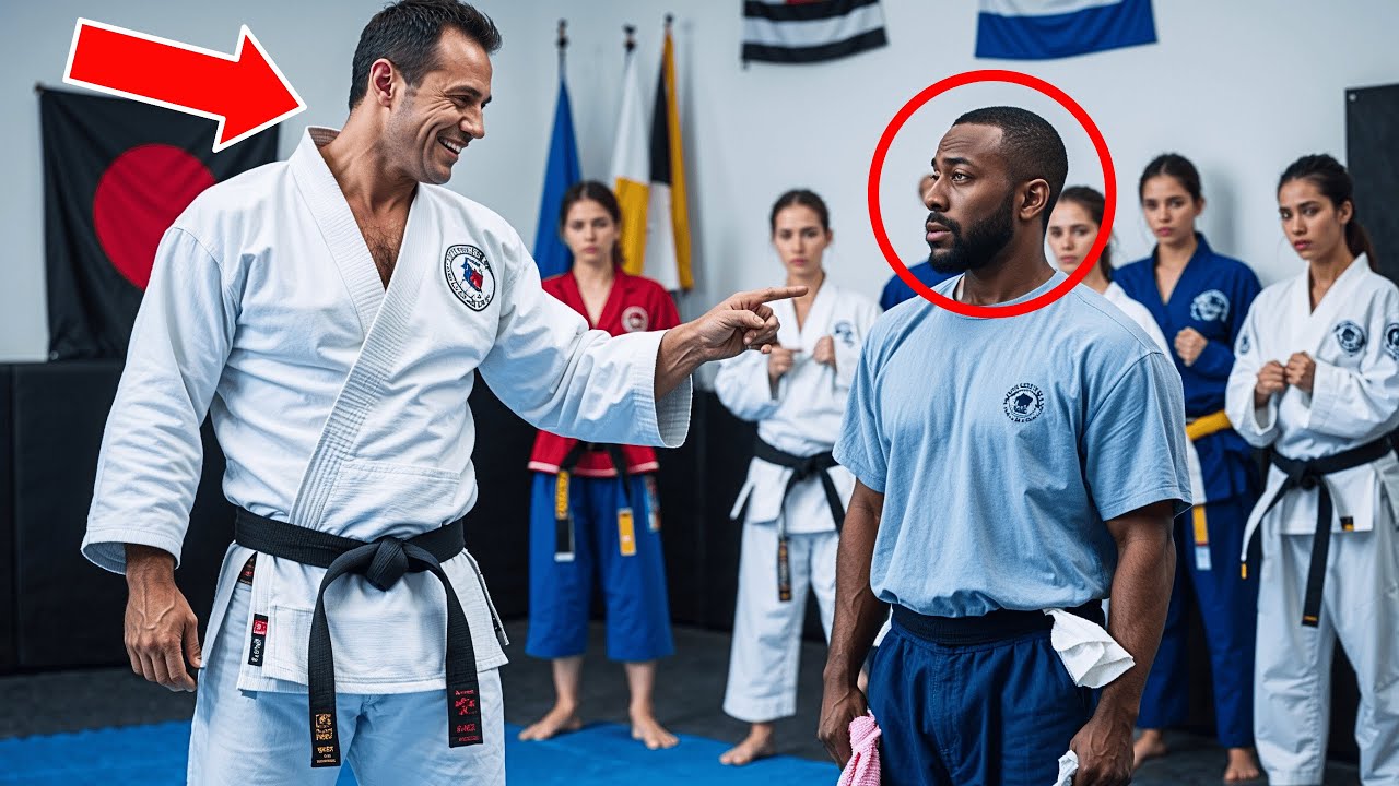 Ceinture Noire Demande À Un Agent D’Entretien Noir De Se Battre “Pour Rire” —Ce Qui Suit LES LAISSE…