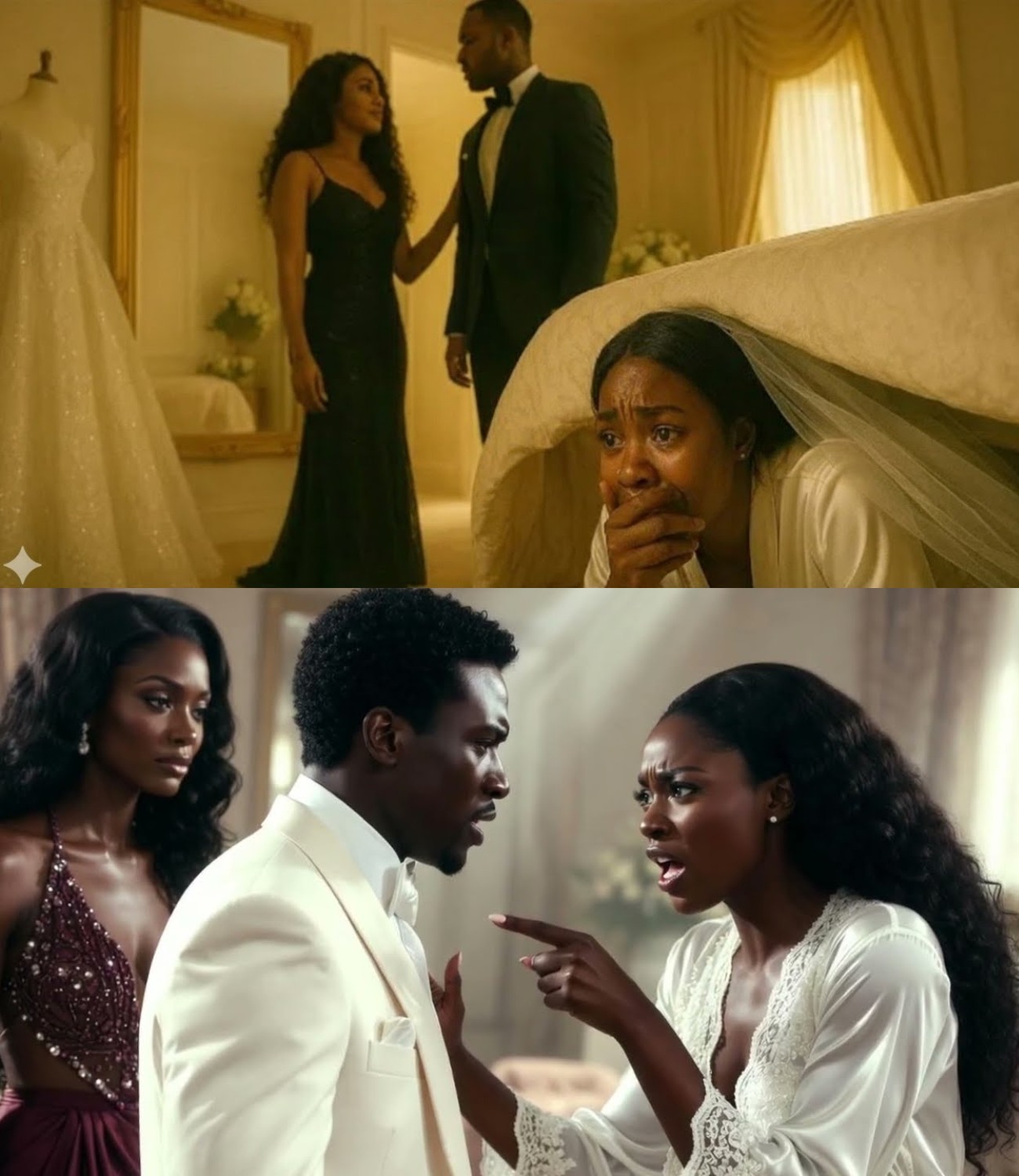 La Mariée S’est Cachée Sous Le Lit Pour Faire Une Farce Au Marié, Mais Il Est Entré Avec Une Autre