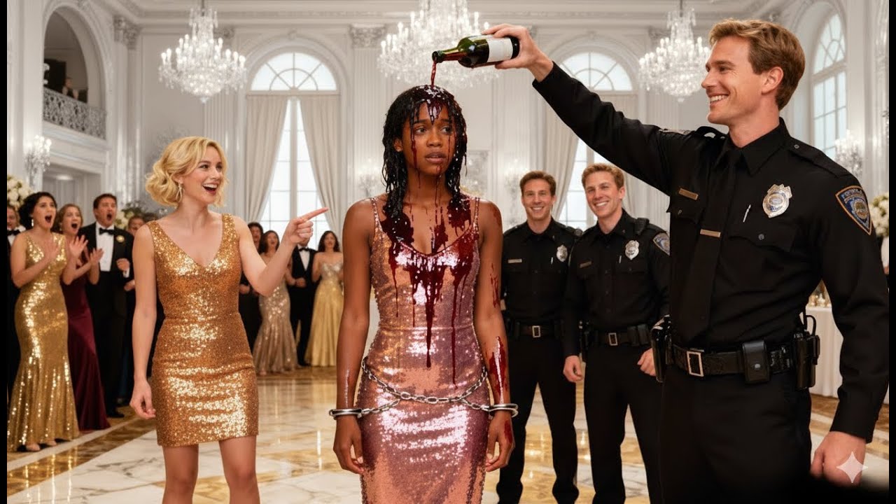 Des policiers versent du vin sur une noire — jusqu’à ce que la situation tourne très mal pour eux.