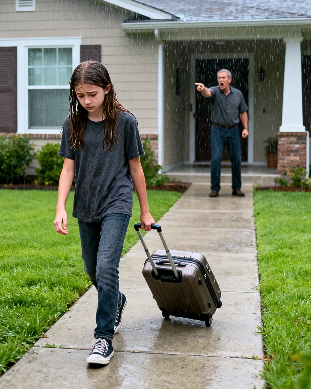 Après la mort de ma femme, il a mis sa fille à la porte parce qu’elle n’était pas de ma famille. Dix ans plus tard, la vérité qui a éclaté m’a brisé le cœur.