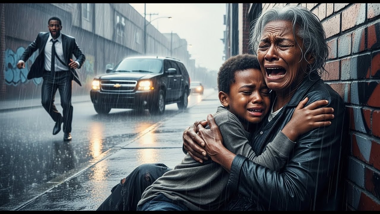 Un milliardaire rentre à minuit et trouve sa mère et son fils sous la pluie pendant que sa femme …