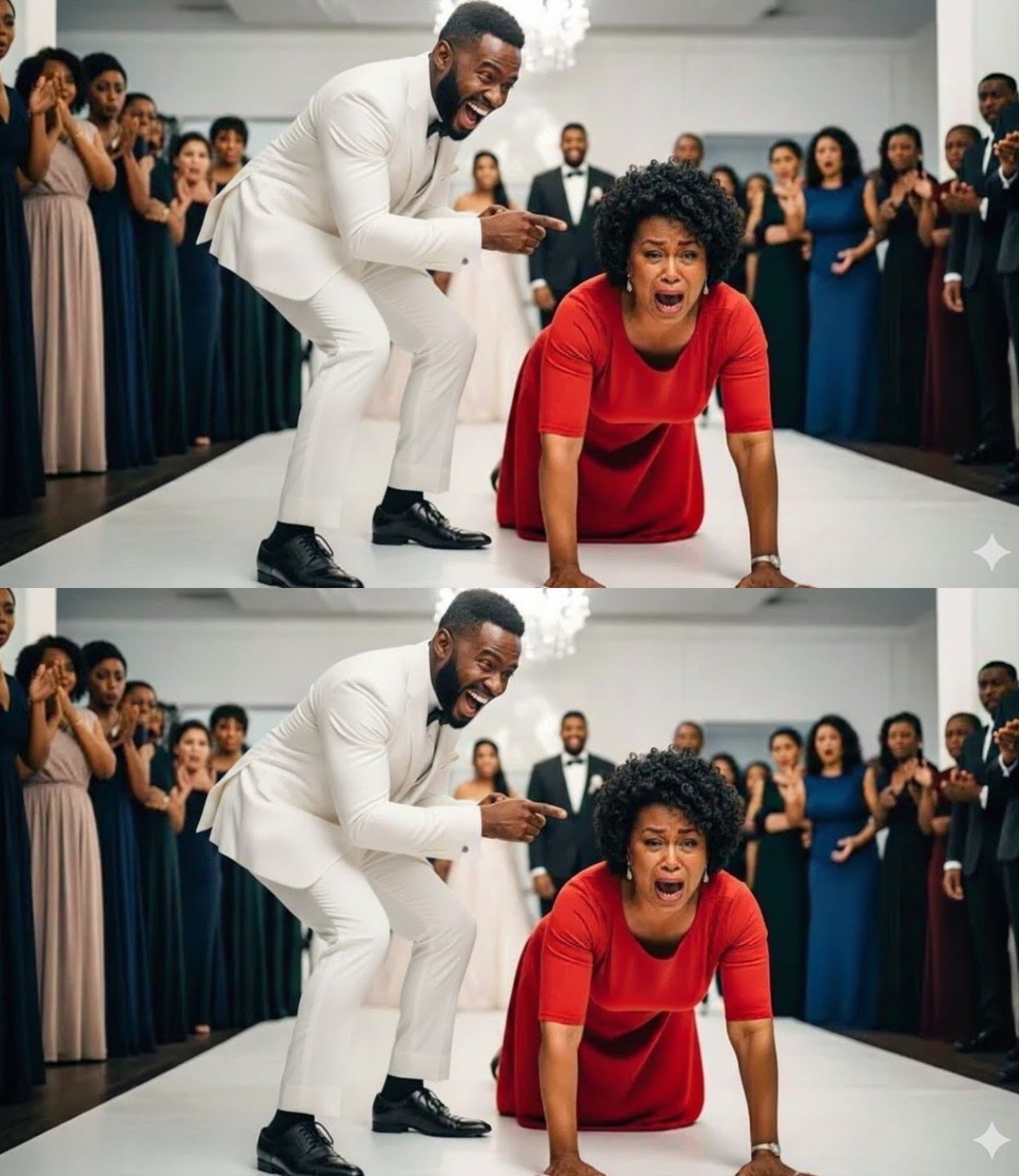Il Força Sa Mère À Ramper Dans L’Allée Lors De Son Mariage Pour L’Humilier…Ce Qu’Elle Fit Ensuite…