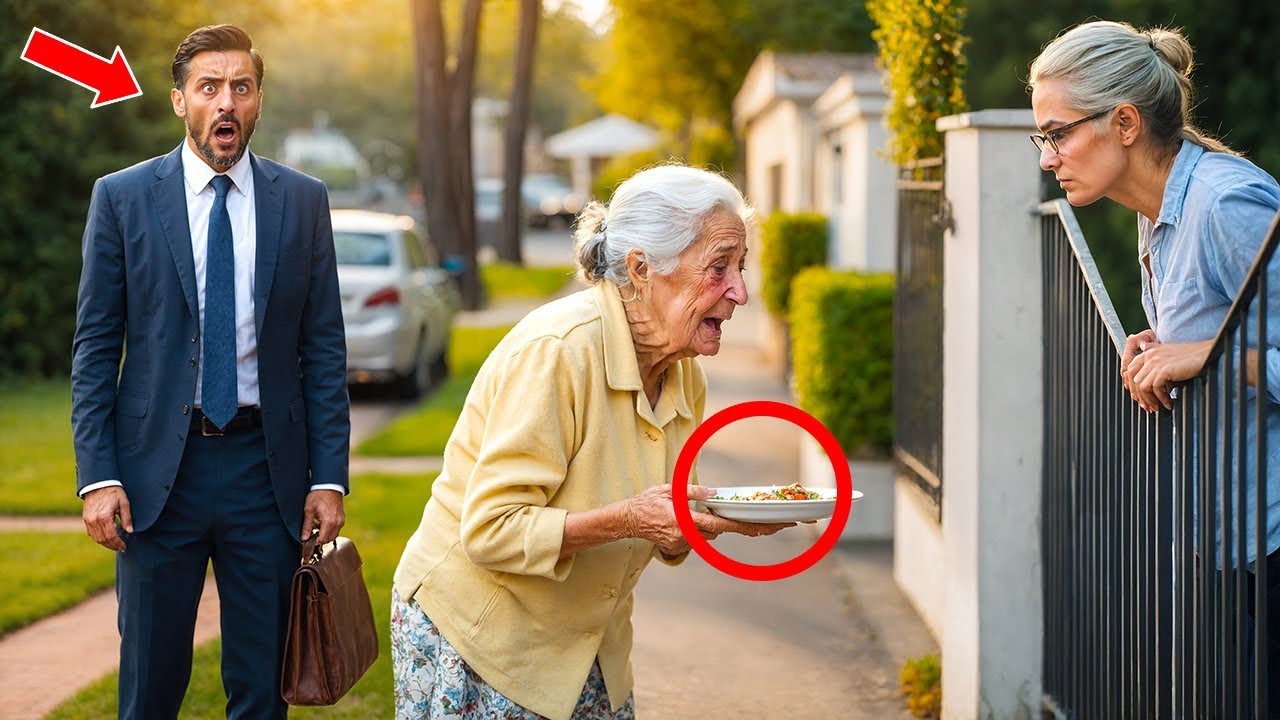 Fils millionnaire rentre de voyage et trouve sa mère quémandant de la nourriture… Sa révélation…