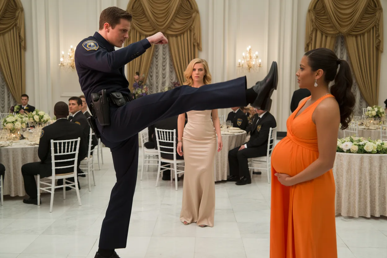 Des flics frappent une noire enceinte – jusqu’à ce que ses 3 frères descendent d’un avion de chasse.