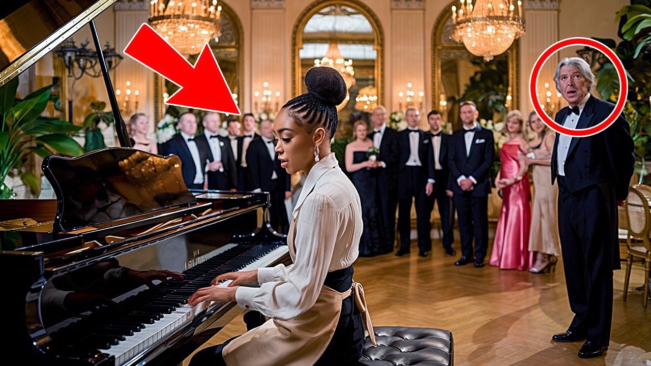 UN MILLIONNAIRE FORCE UNE SERVEUSE NOIRE À JOUER DU PIANO POUR L’HUMILIER, MAIS SON TALENT SURPREND