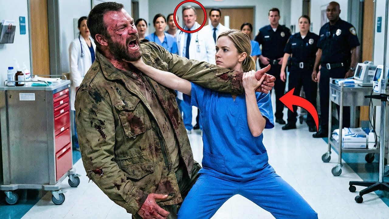 Le géant de 2m10 fonce aux urgences — l’infirmière débutante le neutralise