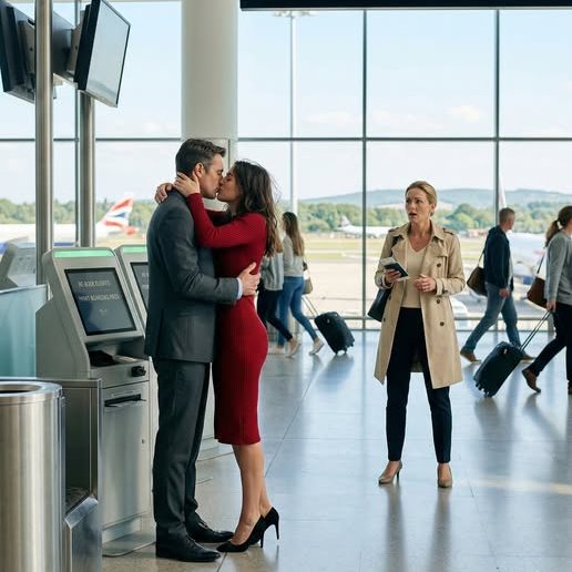 Je suis allé à l’aéroport juste pour dire au revoir à un ami. Je ne m’attendais pas à y trouver mon mari, tenant dans ses bras la femme qu’il jurait n’être « qu’une collègue ». Quand je me suis rapproché, le cœur battant, je l’ai entendu murmurer : “Tout est en place. Cet idiot est sur le point de tout perdre.” Elle a ri et a répondu : « Et elle ne saura même pas ce qui l’a frappée. » Je ne les ai pas pleurés ni confrontés. J’ai souri. Parce que j’avais déjà tendu mon piège.
