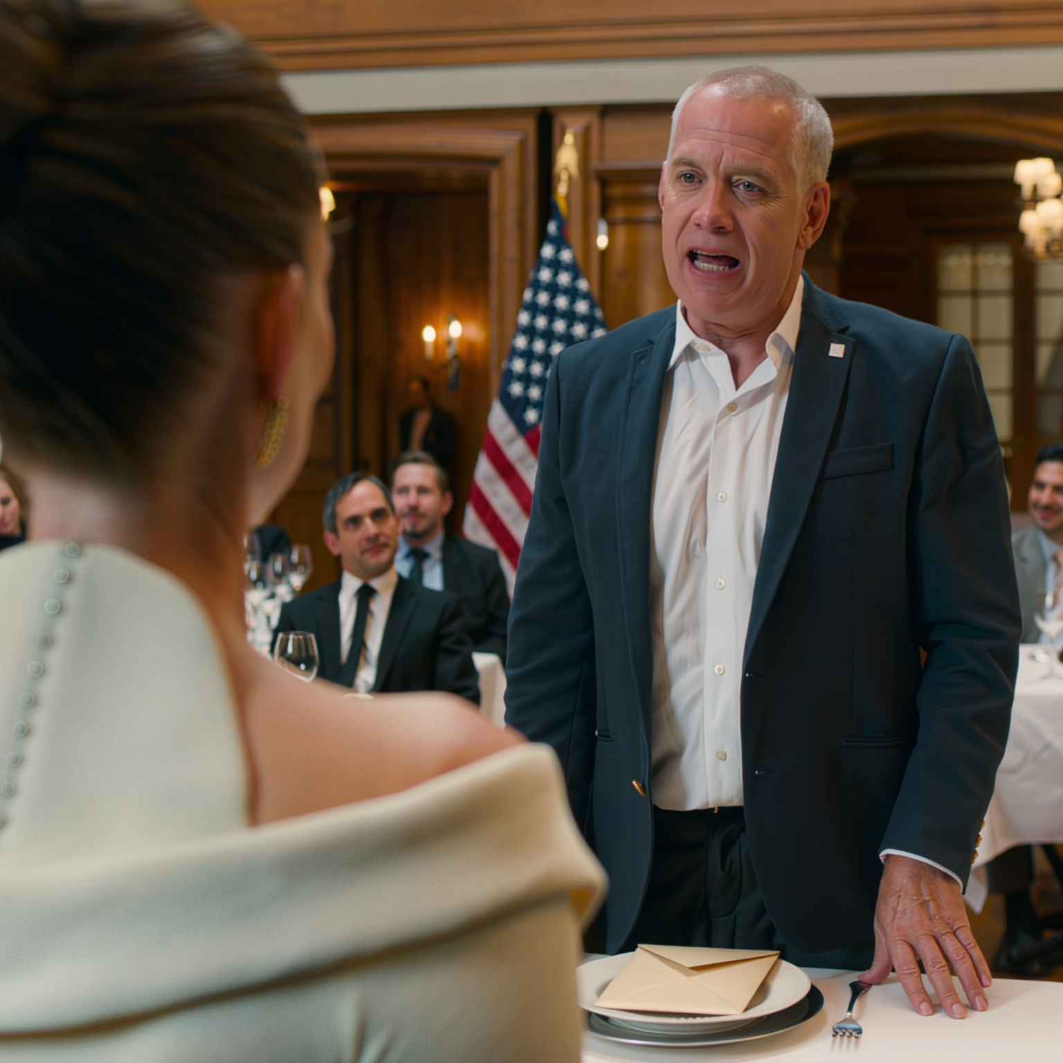 娘の卒業祝いの夕食会で、夫はグラスを掲げ、50人の前でこう宣言した。「君なしで新しい人生を始めることにした」。友人たちのテーブルでは、「彼女」はまるで全てが仕組まれていたかのように、見慣れた顔ぶれの隣に座っていた。私は泣かず、微笑んで彼を祝福し、彼の皿に封筒を置いて、ささやき声の中を部屋を出て行った。彼が封筒を開けると…悲鳴が部屋中に響き渡った。