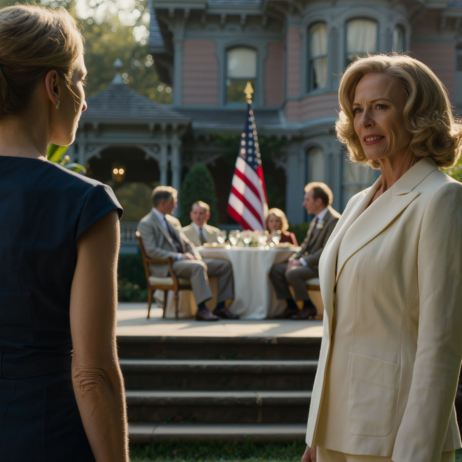 ヴァネッサが両方の家を相続すると発表したパーティーで、義母は私を嘲笑った。「マーサ、あなたはただのハイヒールを履いた使用人よ」。私は反論しなかった。書斎で秘密を抱え、黙っていた。拍手の中、弁護士が現れると、私は彼女を見て、たった一言だけ言った。