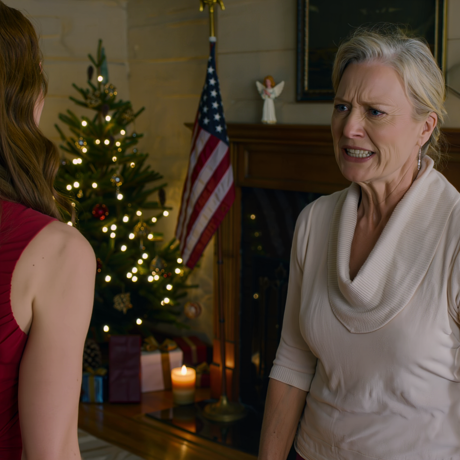 クリスマスの夜、郊外の我が家で、義母は6歳の娘をじっと見つめ、娘が誇らしげに手作りしたプレゼントをけなした直後に、「おばあちゃん」なんて呼ばないで、と冷たく言い放った。私が息を呑む間もなく、8歳の息子が飛び上がり、プレゼントを突き返し、たった一言を口にした。その言葉で、リビングルーム全体が静まり返った。そして夫がノートパソコンを開くと、状況は一変した。