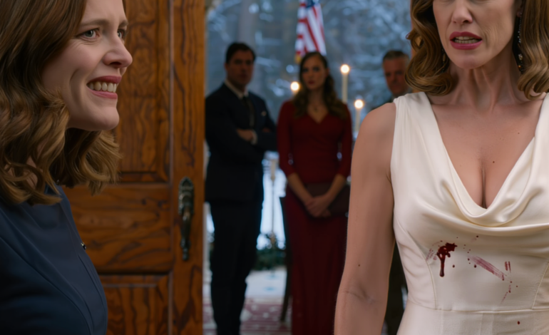 ハンプトンズでのクリスマスパーティーで、誤ってワインが妹のドレスにこぼれ、妹は50人のゲストの前で私を平手打ちし、「2万5000ドルのドレスが台無しになった！」と叫びました。父は雪の中にドアを勢いよく開け放ち、「妹に謝るか、出て行け」と冷たく言い放ちました。私は何も言わずにその場を去りました…しかし、翌朝8時ちょうど、家族全員が突然、それまでの平穏な気持ちを失ってしまったのです。