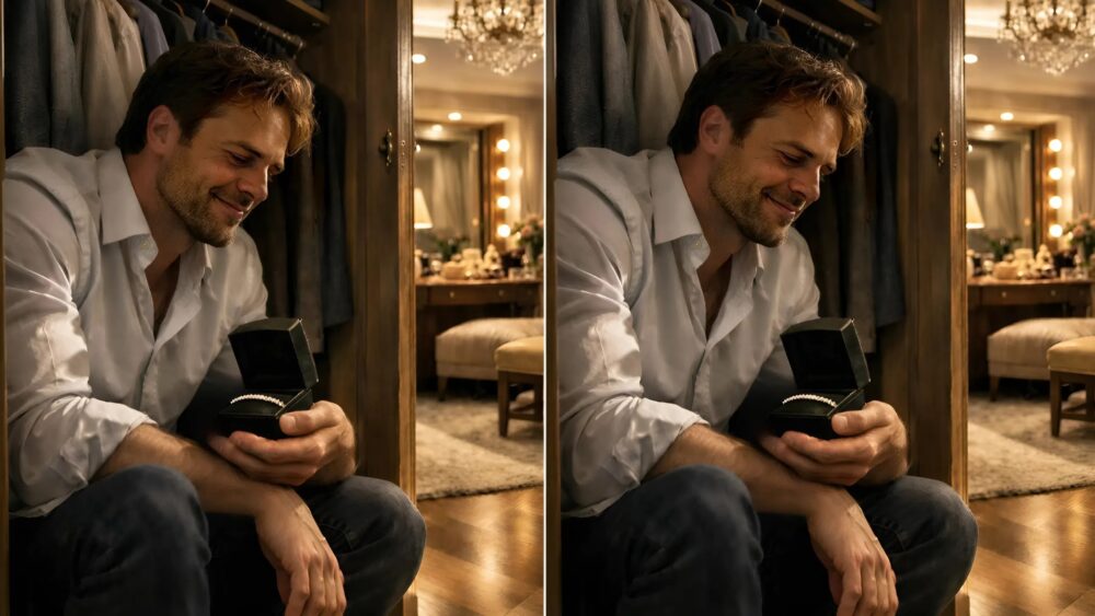 為了給妻子一個結婚紀念日的驚喜，我躲在衣櫥裡，卻看到她強行把我們四歲的女兒拖進房間，關上門離開了——接下來發生的事瞬間擊碎了我的整個世界。 Source: https://81hiphop.com/ich-versteckte-mich-im