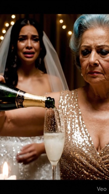 結婚式のパーティーで、義母がシャンパンに何かを入れたので、グラスを交換しました…