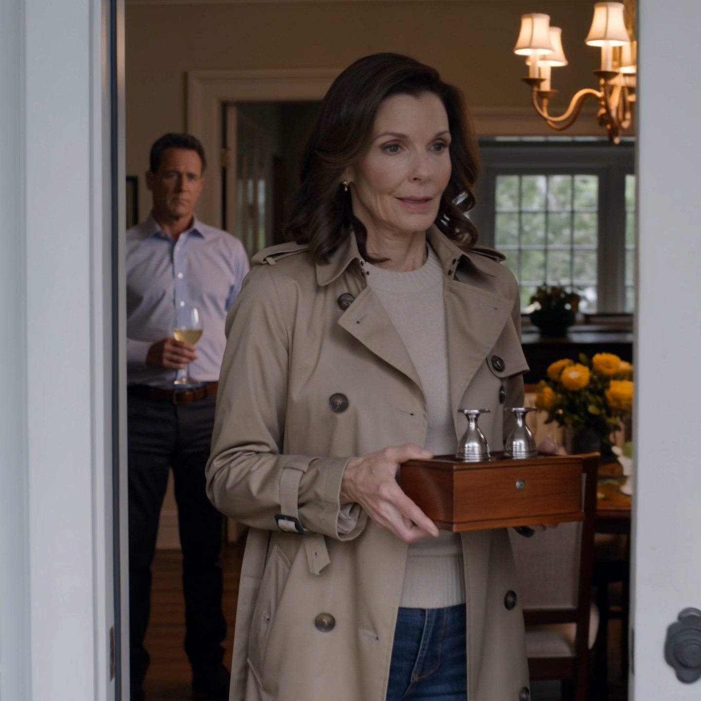 兄の婚約祝いの夕食会のために、祖母の銀の燭台を後部座席に乗せて12時間かけて車を運転した。婚約者がドアを開け、私の腕に抱えた記念品の箱をちらりと見て、「あら。それは昨日やったわ。ごく親しい家族だけの集まりよ」と言った。5日後、私の携帯電話に兄の名前が表示され、彼が最初に言ったのは「カードが使えなかった」だった。