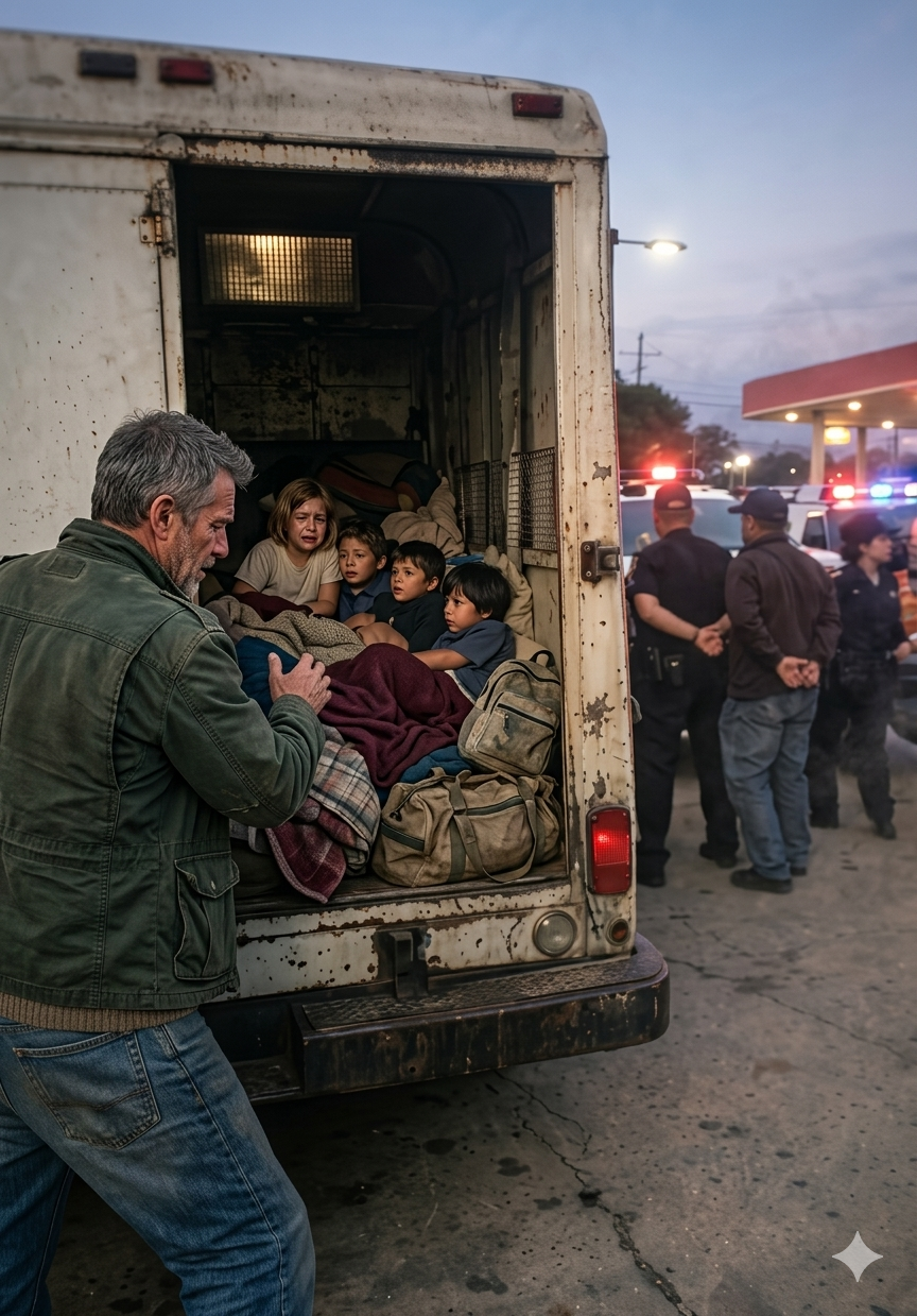 就在一位疲憊不堪的美國摩托車手準備離開德克薩斯州一個幾乎空無一人的休息站，結束一夜漫長而寂靜的騎行之際，一輛疑似“教會慈善”卡車傳來的奇怪敲擊聲讓他不得不掉頭返回——一個受驚的孩子透過鏽跡斑斑的金屬通風口低語，慢慢揭開了五個秘密，這個秘密將改變兒童的一個秘密，並預料到的一個秘密，並慢慢揭開了五個秘密，這個秘密將會改變