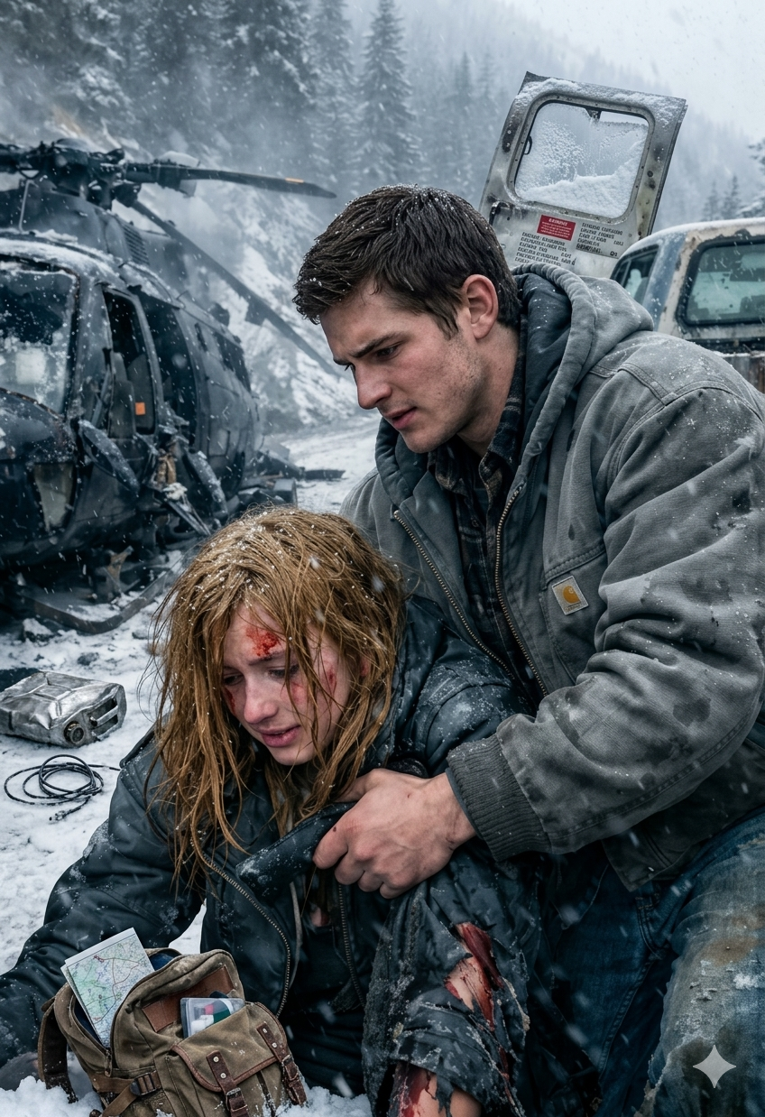 在一條冰天雪地的山路上，大多數司機都為了躲避暴風雪而掉頭返回，一個身無分文的20歲年輕人卻停下了他那輛鏽跡斑斑的皮卡，去救助一架墜毀的直升機——其他人對此都視而不見。他做夢也沒想到，幾週後，他從雪地裡救出的受傷女孩竟會引來256名「地獄天使」摩托車幫成員找上門來。