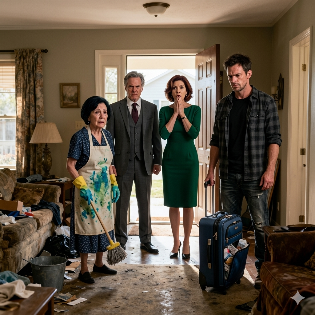 我回家時期待的是重逢，而不是意外。我母親戴著手套，在我付錢買的房子裡接受命令。那時我才意識到，我不是回家探望的——我是要把它帶回來。