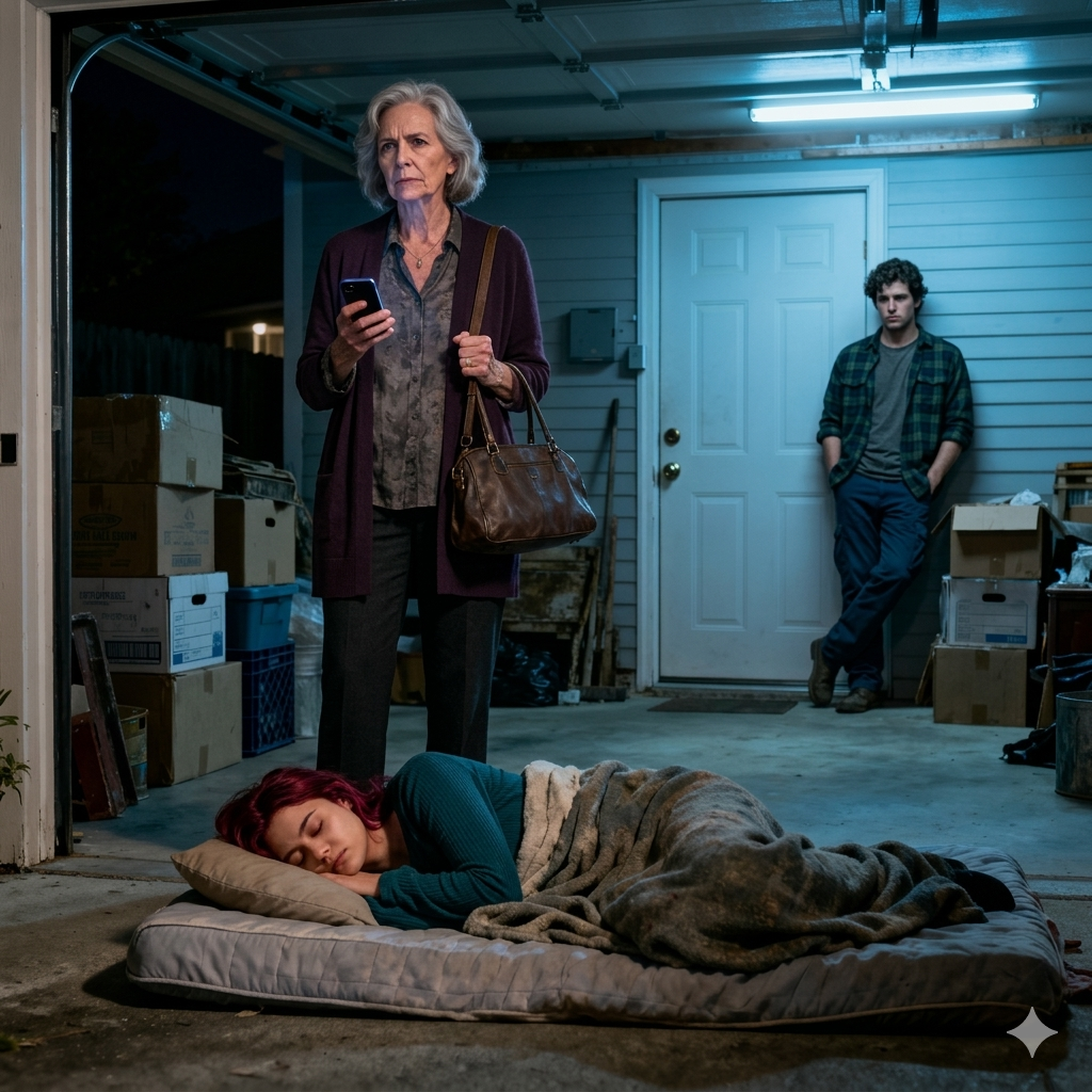 我兒子讓他妻子睡在車庫的床墊上，還告訴我那是「他的家」。我悄悄拿起手機，讓他相信那個謊言。 丹尼爾從小就相信舒適是永恆的。