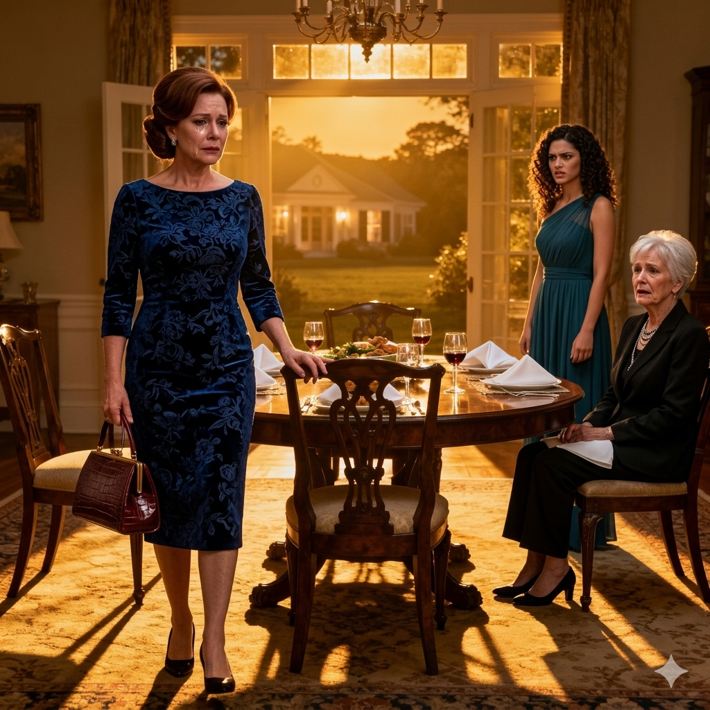 我女兒在公婆面前羞辱我，還把我趕出餐桌。我沒有爭辯，也沒有流淚離開。