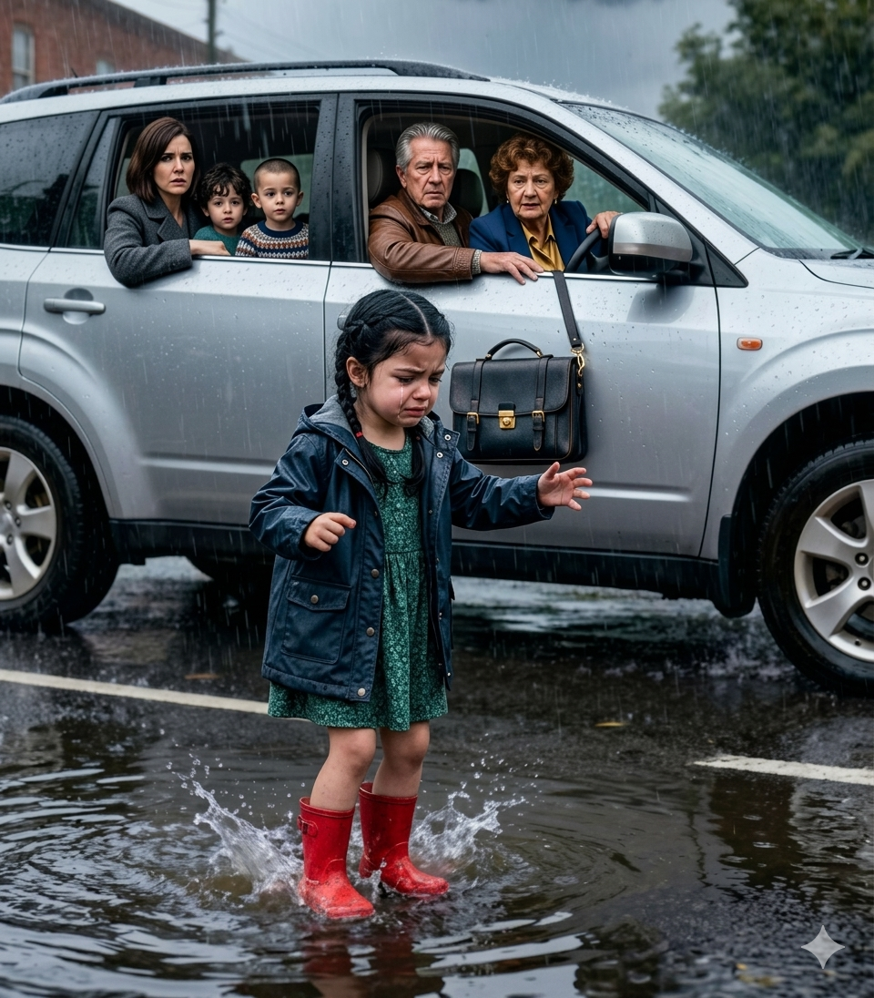 我去接她的時候，我父母帶著我姊姊的孩子一起去了，拒絕載我女兒一程。