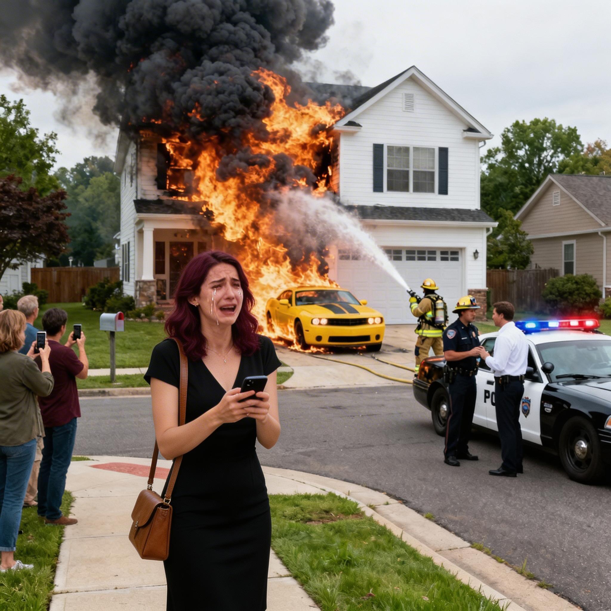 結婚記念日に、私の億万長者の両親はスポーツカーを贈ってくれました。翌日、夫が私のオフィスに来て、「このスポーツカーは俺のものだ」と言って鍵を要求しました。私が拒否すると、彼は怒ってオフィスを去りました。数時間後、彼は笑いながら電話をかけてきて、「君の夢のスポーツカーを燃やしたよ」と言いました。私は家に急いで行きましたが、着いたとき、燃やされた車が…であることにあまりにも笑いを抑えられませんでした。