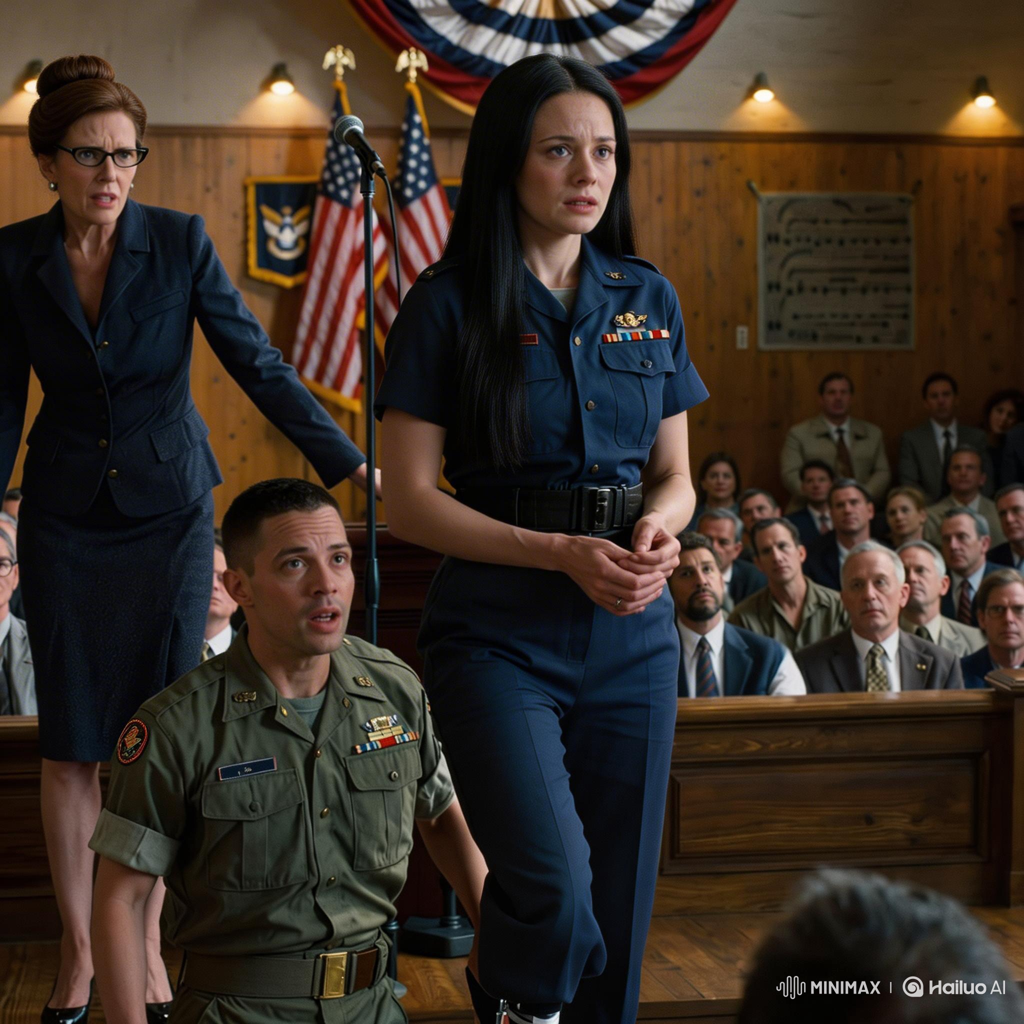 上記の画像を基に、髪の色、服装、顔の特徴を変えた類似の画像を作成してください。キャラクターの性別は変更しないでください。画像には、動作、設定、ドア、バッグなどを詳細に描写するとともに、キャラクターの表情（泣いている、悲しい、嬉しい、怒っている、後悔しているなど）、カメラアングルも描写してください。シーンは元の画像と同じくらい詳細に描写してください。画像をより鮮明でドラマチックにしてください。隅にAIのロゴがある場合は削除してください。