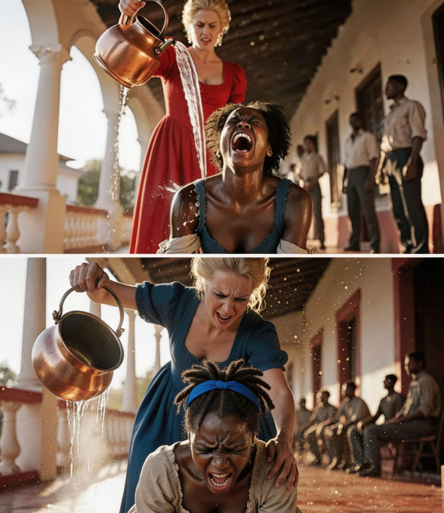 女主人は奴隷に熱湯をかけようとしたが…彼女が叫んだ言葉こそが、彼女にとって最強の復讐だった！