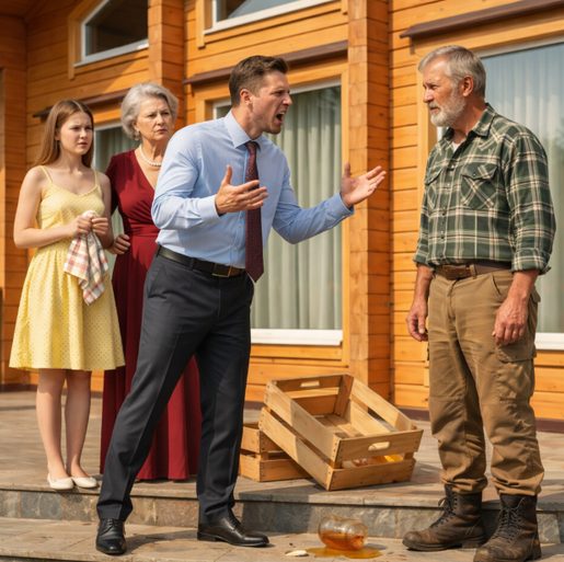 「滾回你自己的森林去！」丈夫嘲笑岳父。然而，一個電話讓他失去了房子，而早晨的惡作劇則讓他失去了自由。