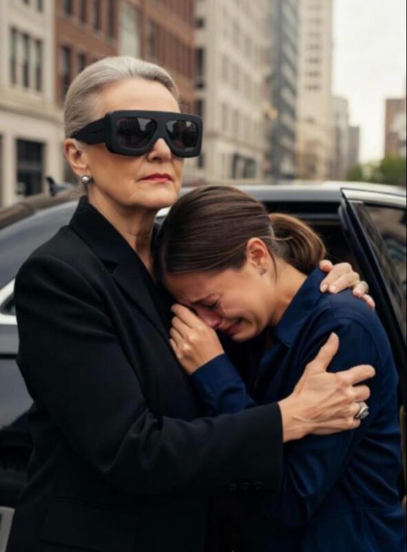 吵架過後，丈夫把我丟在公車站，只有雨水陪著我。附近一位失明的老婦人低聲說：“你就當我的孫女吧——我的司機很快就到。你丈夫會後悔把你留給鎮上最有錢的女人。”