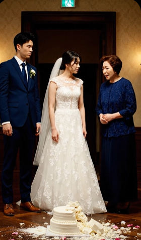 「ああ、ごめんなさい、うっかりつまずいて、ケーキが手から飛んでしまった」：義母はわざと私のウェディングケーキを床に投げ、喜びを隠そうともしませんでした。しかし私がしたあと、彼女はひざまずいて許してほしいと頼みました